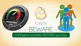 CoQ10  WARNING5 Things to Consider Before Buying a Bottle [upl. by Gilbart]