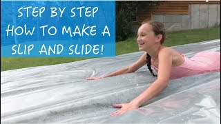 Easy DIY Slip and Slide [upl. by Slifka993]