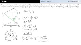 Zadanie z graniastosłupem [upl. by Lana]