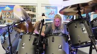 Nicko McBrain  Where Eagles Dare amp Drum Solo [upl. by Tita127]