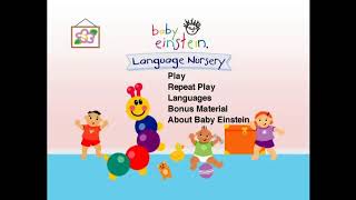 Baby Einstein Language Nursery 2004 DVD Menu [upl. by Stag]