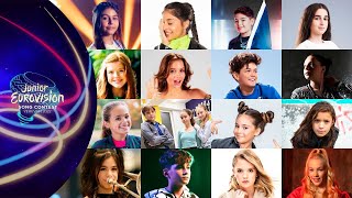 LAS 16 CANCIONES DE EUROVISIÓN JUNIOR 2022 [upl. by Otreblaug636]