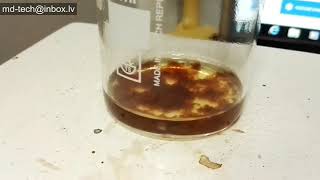 Precipitate palladium from palladium nitrate [upl. by Ynehteb622]