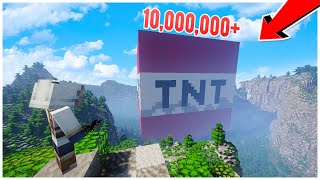 WORLDS BIGGEST MINECRAFT TNT EXPLOSION [upl. by Lybis652]