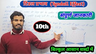 टिंडल प्रभाव  Tyndall Effect  tyndall prabhav  Class 10 th amp 12th  By Amit Sir [upl. by Heidie196]