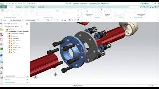 Siemens NX 10 Assembly Sequence [upl. by Nora99]