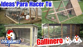 Ideas para hacer gallineros caseros Ideas Fáciles Gallinero Ideal [upl. by Arraes597]