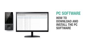 PC Software  Downloading and installing the software [upl. by Ennair380]