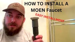 How to Install Moen Faucet [upl. by Aicilav]