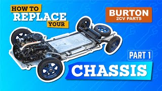 Replace a 2CV Chassis  Part 1 Disassembly  BURTON 2CV PARTS [upl. by O'Hara]