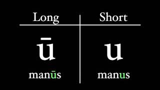 The Latin Alphabet  Vowel Pronunciation [upl. by Conti]