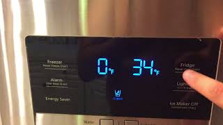 How to TURN UP a Samsung Fridges Temperature [upl. by Lief]