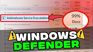 Desactivar Windows defender en Windows 10 2021 Antimalware Service Executable [upl. by Abita]