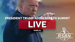 LIVE REPLAY President Trump Addresses FII Summit in Miami FL  21925 [upl. by Yunfei]