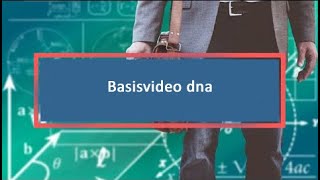 Basisvideo dna [upl. by Enidualc]