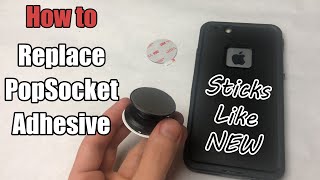 How to Replace PopSocket Adhesive Sticky Part [upl. by Sommers]