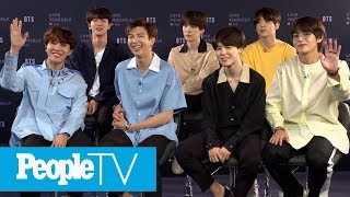 Full Interview BTS On What They Love About Themselves Each Other Dream Artist Collabs  PeopleTV [upl. by Yrrat]