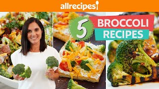 5 Broccoli Recipes That ARENT Boring 🥦  Broccoli Casserole Roasted Grilled Salad amp more [upl. by Anigal]