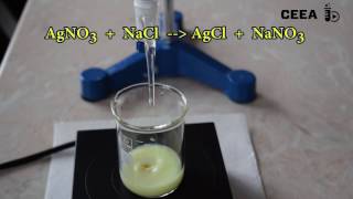 TITRATION OF CHLORIDE IONS WITH SILVER NITRATE [upl. by Seaton]