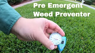 When To Apply Prodiamine PreEmergent Weed Preventer Herbicide  Lawn Care Tips [upl. by Lianna]