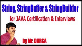 String StringBuffer amp StringBuilder for JAVA Certification amp Interviews [upl. by Rolando]