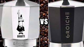 Classic Coffee Moka Pot Tutorial  Bialetti vs Grosche  Impossibly Kosher [upl. by Devol930]