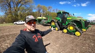 How to Drive New John Deere 8410RX Tractor and Corn Planter [upl. by Eseerehs]