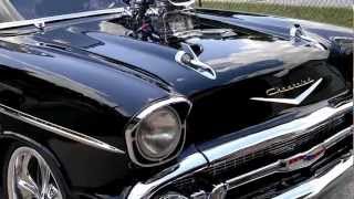 1000 HORSEPOWER 57 CHEVY BURNOUT [upl. by Mirilla]