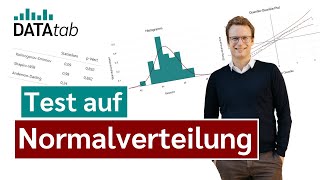 Test auf Normalverteilung grafisch und analytisch [upl. by Zachar]