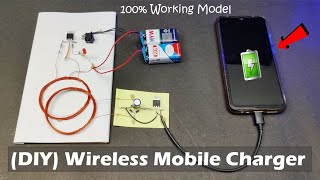 How to make Wireless Mobile Charger [upl. by Llatsyrc]