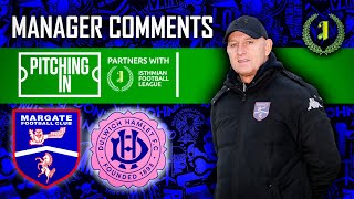 MANAGER COMMENTS LEAGUE  Dulwich Hamlet FC H  3rd February 2024 [upl. by Nahbois268]