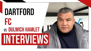 HAMLET INTERVIEWS Hakan Hayrettin vs Dartford  National League South  1423 [upl. by Rao]