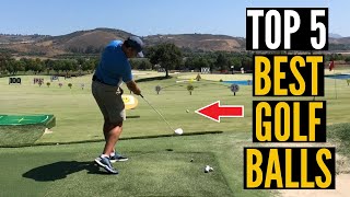 Top 5 Best GOLF BALLS [upl. by Eadrahs]