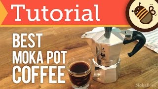 How to Make Moka Pot Coffee amp Espresso  The BEST Way Tutorial [upl. by Domonic]