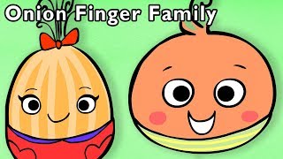 Onion Finger Family  Mother Goose Club Songs for Kids [upl. by Najtsirk]