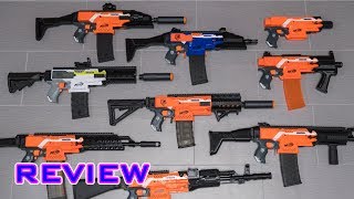 REVIEW 3D Printed Nerf Stryfe Cosmetic Kits  3D TACTICS [upl. by Retxab]