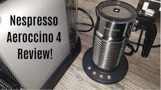 Nespresso Aeroccino 4 Milk Frother Review  Worth upgrading from the Aeroccino 3 [upl. by Nevur]