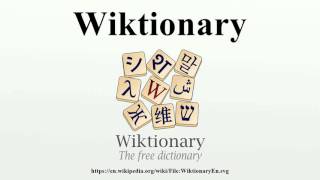 Wiktionary [upl. by Chrystel]