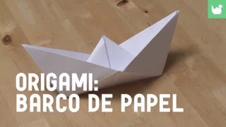 Cómo hacer un barco de papel  Origami [upl. by Sletten]