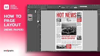 How to Create Page layout Design News Paper in Adobe Indesign CC [upl. by Bucher916]