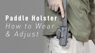 How To Wear The ShapeShift Paddle Holster  Alien Gear Holsters [upl. by Letitia]