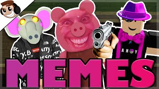 ULTIMATE Roblox Piggy Meme Compilation [upl. by Euqinue707]