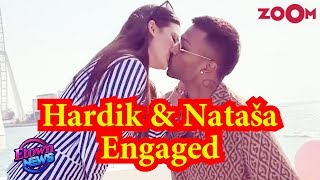 Hardik Pandya gets engaged to girlfriend Natasa Stankovic on New Year [upl. by Ahsem]