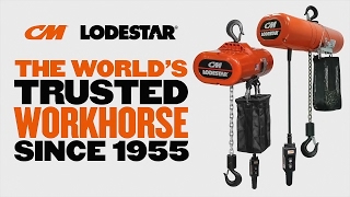 CM LodeStar Electric Chain Hoist [upl. by Adnocahs]