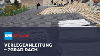 Braas 7GRAD Dach  Innovatives Dachsystem für flach geneigte Dächer  BMI Braas [upl. by Calv]