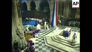 FRANCE FRANCOIS MITTERRAND FUNERAL UPDATE [upl. by Iago]