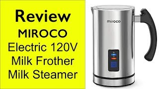 Review Miroco Milk Frother  How to make froth milk at home [upl. by Drandell]