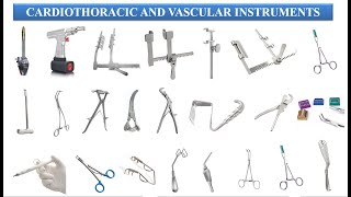 Cardiothoracic and Vascular Instruments with PDF Notes [upl. by Alyahsal750]