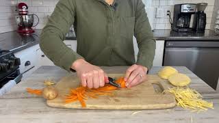 How to Use a Julienne Peeler [upl. by Brook]