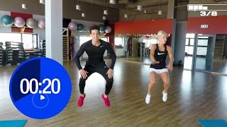 Fat Burning  20 MINUTES FULL WORKOUT  insanity program  Ep 1 [upl. by Albina201]